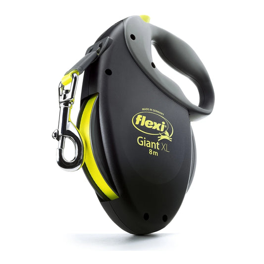 Flexi Giant M mit Gurt 8m - schwarz