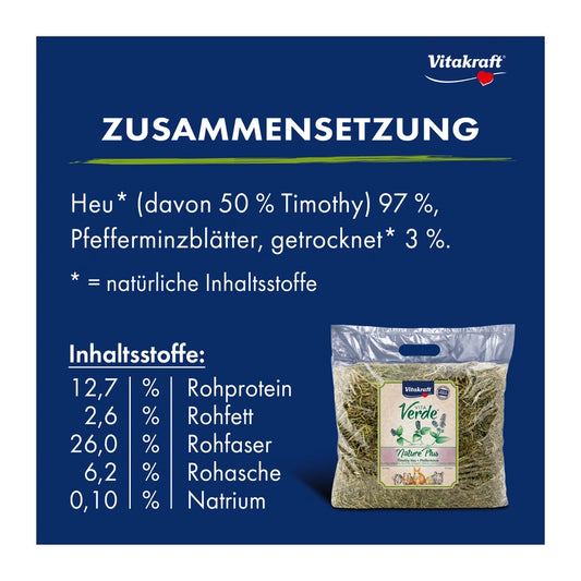 Vitakraft Vita Verde® Heu & Pfefferminze, 500g