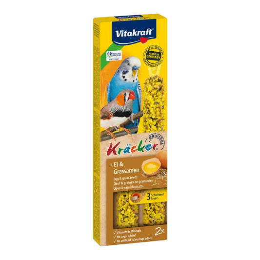 Vitakraft Kräcker® + Ei & Grassamen