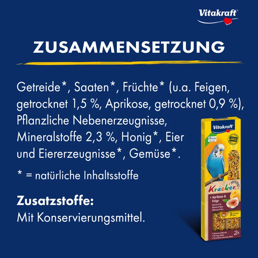 Vitakraft Kräcker® + Aprikose & Feige
