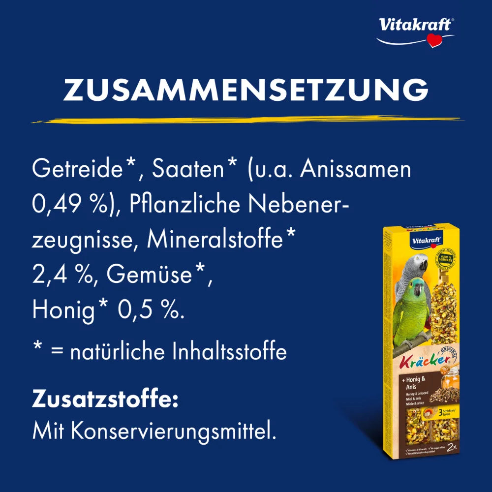 Vitakraft Kräcker® + Honig & Anis