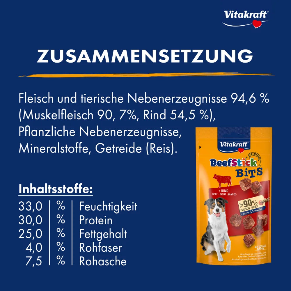 Vitakraft Beef Stick® Bits Rind 40g