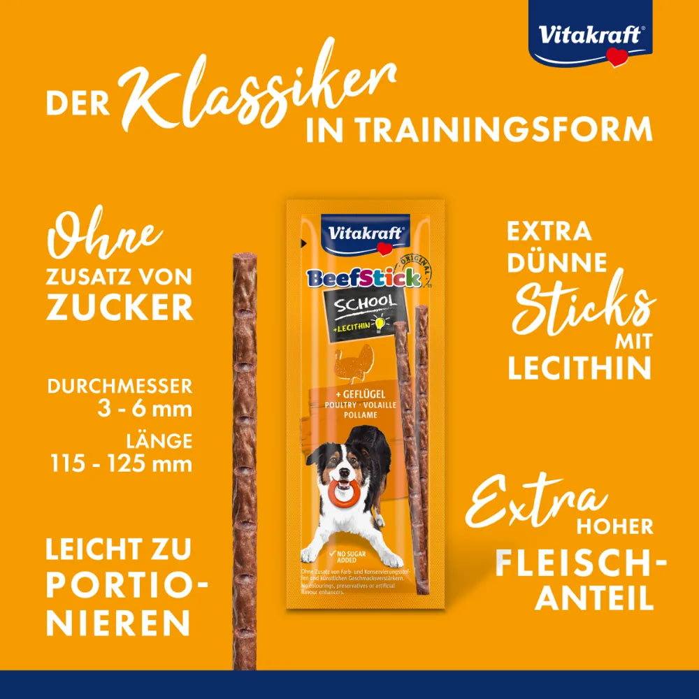 Vitakraft Beef Stick® School Geflügel 10Stk