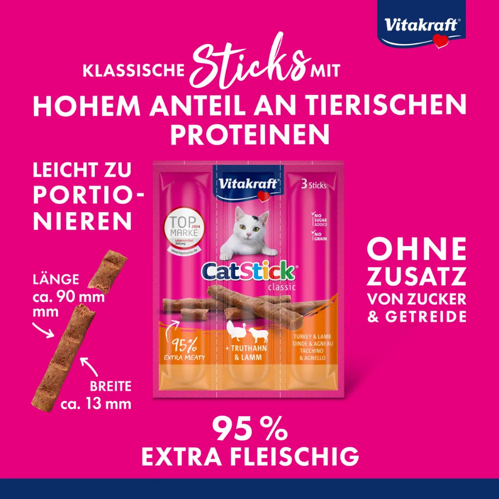 Vitakraft Cat Stick® + Ente & Kaninchen