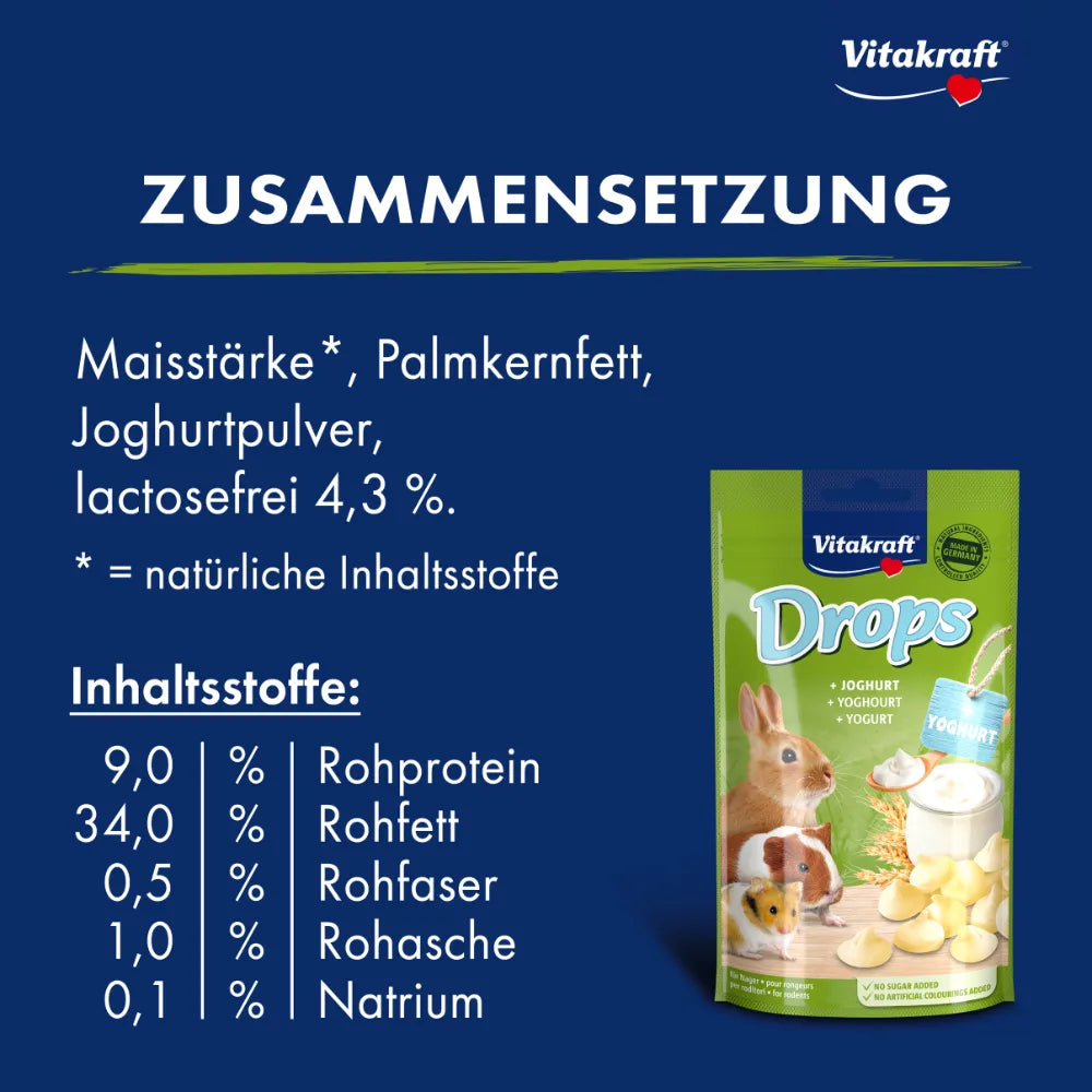 Vitakraft Drops + Joghurt 75g
