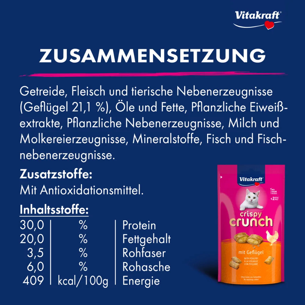 Vitakraft Crispy Crunch mit Geflügel 60g