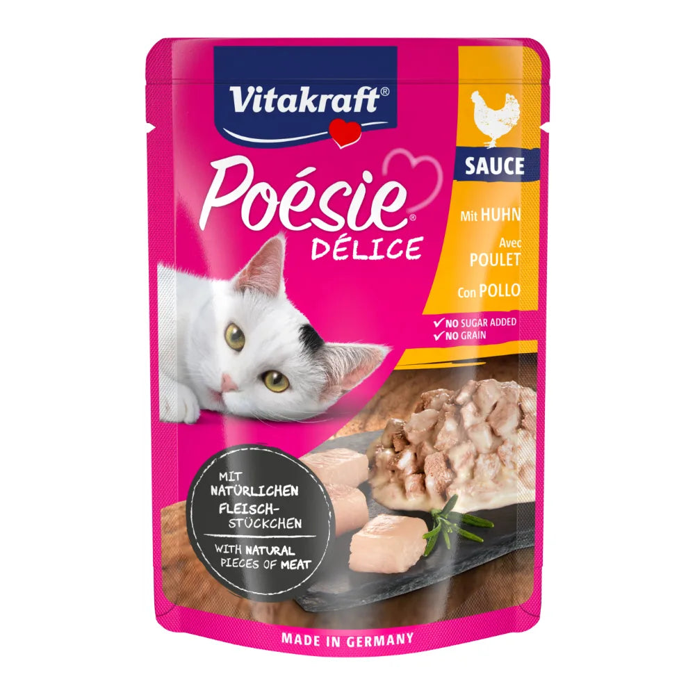 Vitakraft Poésie® Délice mit Huhn in Sauce 85g