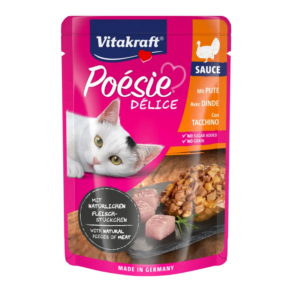 Vitakraft Poésie® Délice mit Pute in Sauce 85g