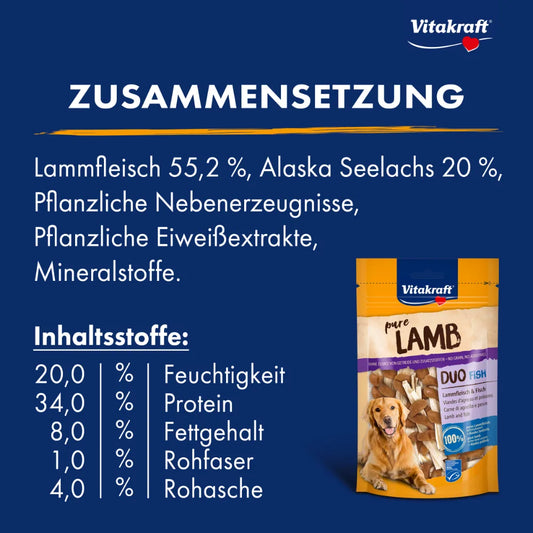 Vitakraft LAMB DUO FISH Lammfleisch & Fisch 80g