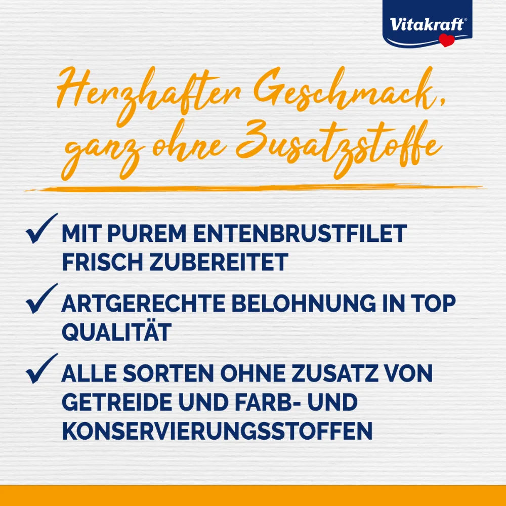 Vitakraft DUCK FILETS Entenbrustfiletstreifen 80g