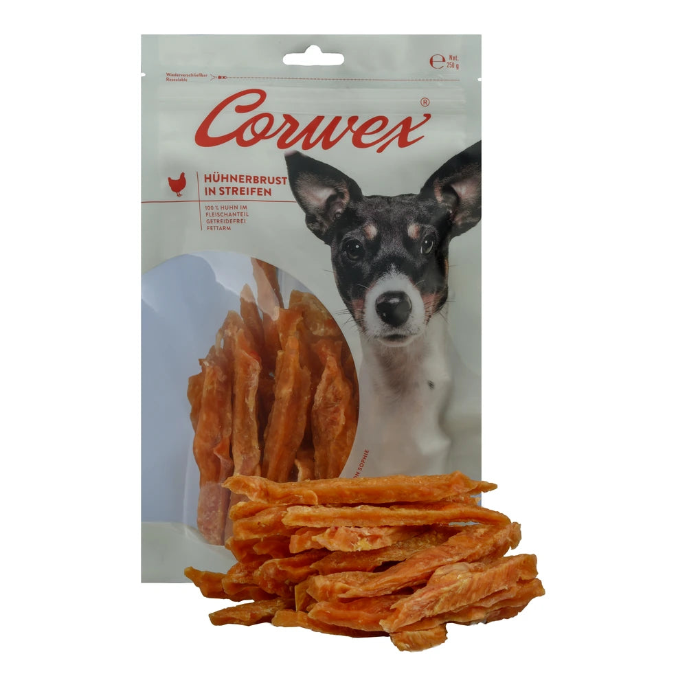 Corwex Hühnerbrust in Streifen 250g