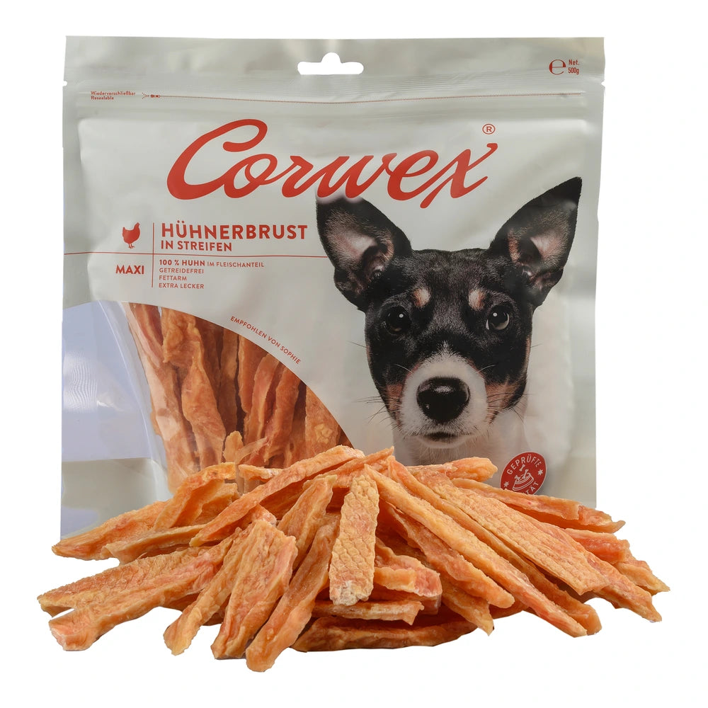 Corwex Hühnerbrust in Streifen 500g