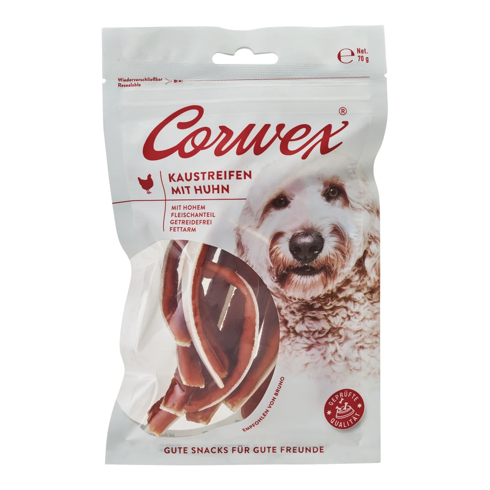 Corwex Kaustreifen mit Huhn 70g