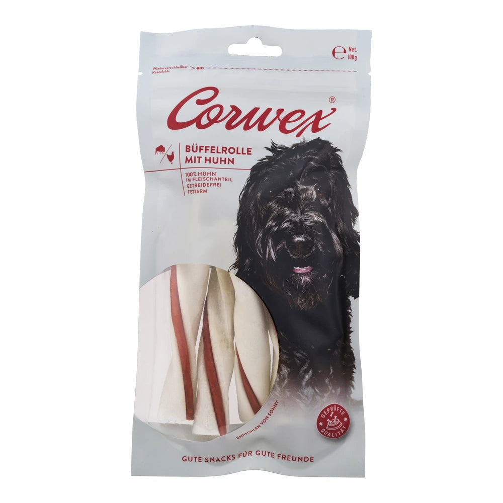 Corwex Büffelrolle mit Huhn 100g