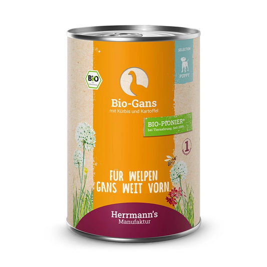 Herrmanns Selection Puppy Biogans mit Kürbis und Kartoffel