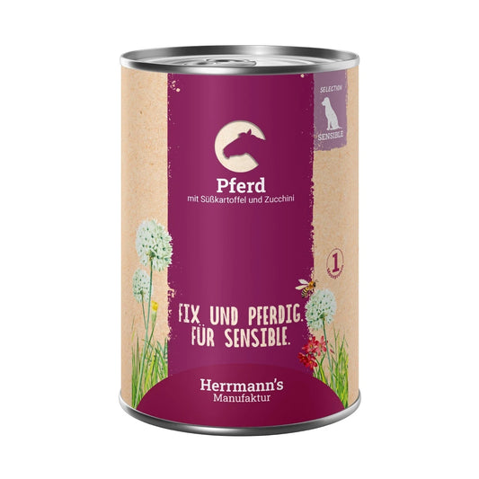 Herrmanns Selection Sensibel Pferd mit Süßkartoffel und Zucchini