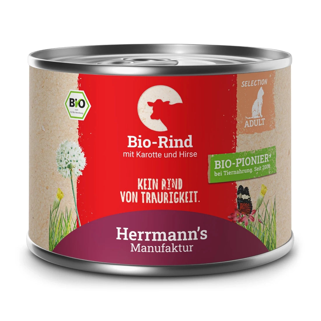 Herrmanns Selection Bio Rind mit Karotte und Hirse
