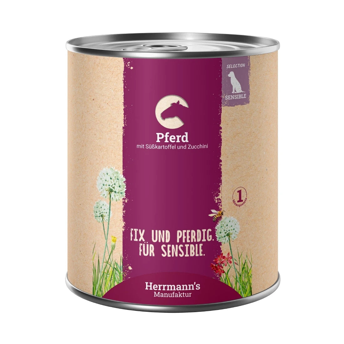 Herrmanns Selection Sensibel Pferd mit Süßkartoffel und Zucchini