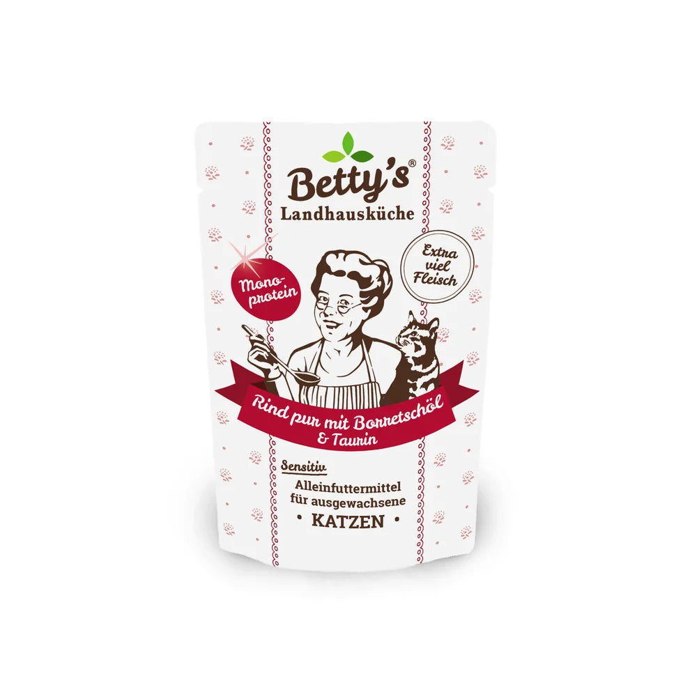 Betty's Landhausküche Frischebeutel Rind Pur mit Borretschöl 100g