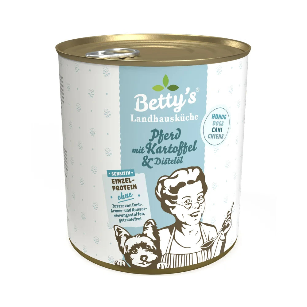Betty's Landhausküche Pferd mit Kartoffel & Distelöl