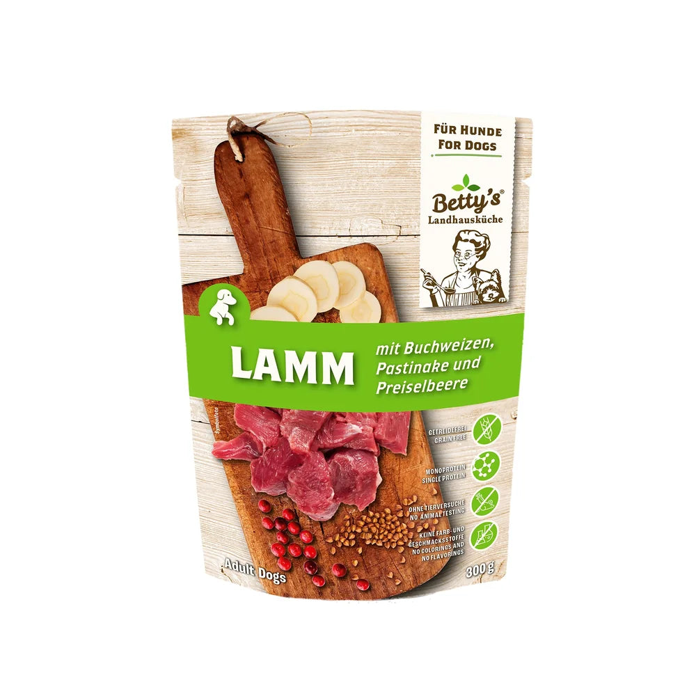 Betty's Landhausküche Frischebeutel Lamm mit Buchweizen
