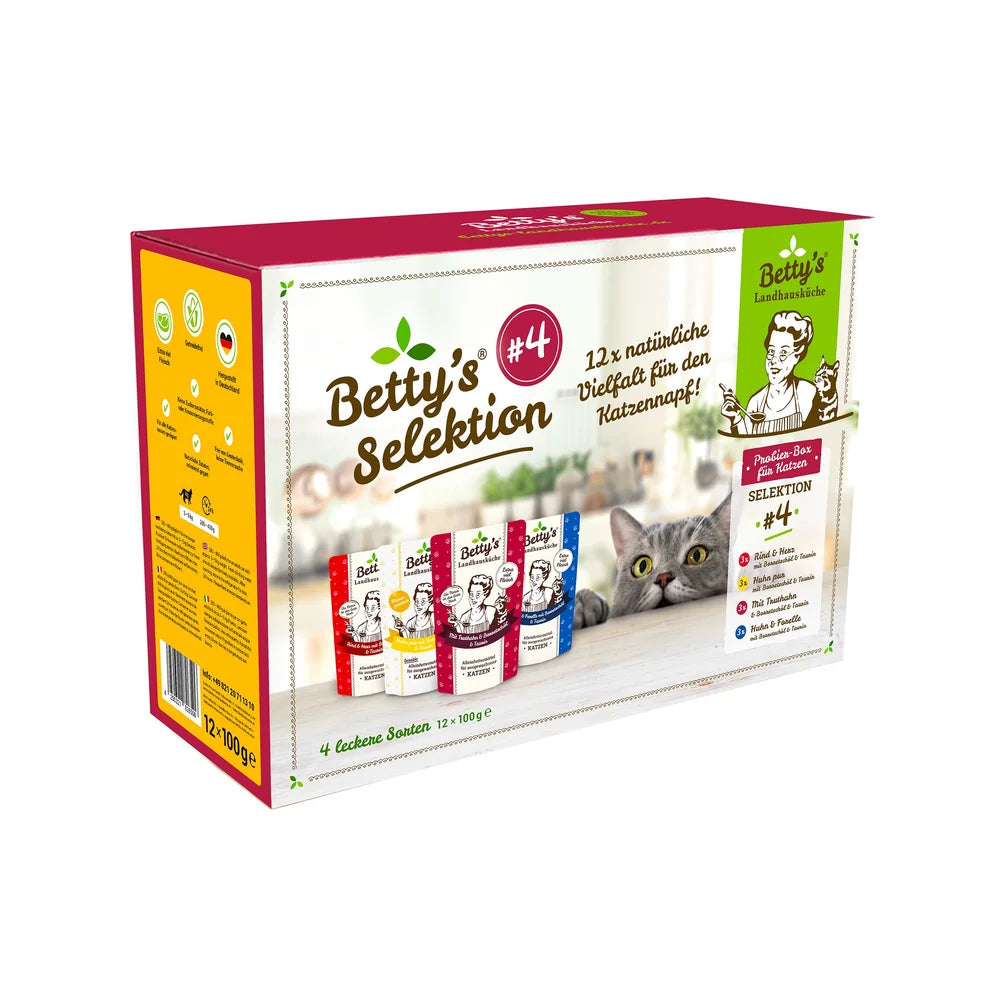 Betty's Landhausküche Selektion 4 (12x100g)