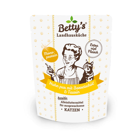 Betty's Landhausküche Frischebeutel Huhn Pur mit Borretschöl