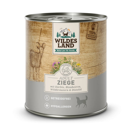 Wildes Land Ziege mit Kürbis & Blaubeeren
