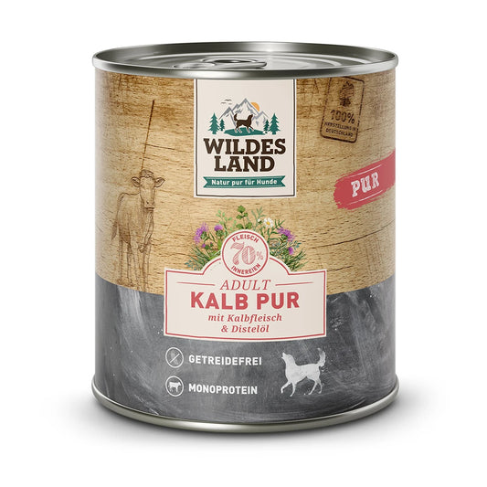 Wildes Land Kalb PUR mit Distelöl