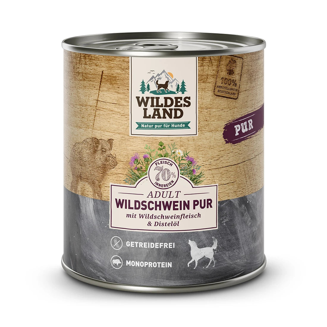Wildes Land Wildschwein PUR mit Distelöl