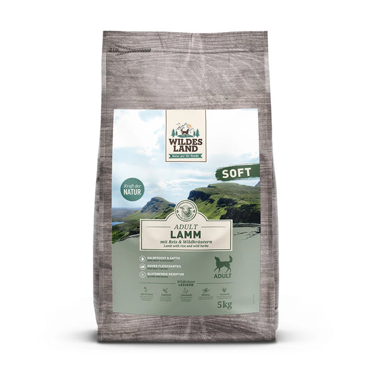 Wildes Land Lamm mit Reis Soft