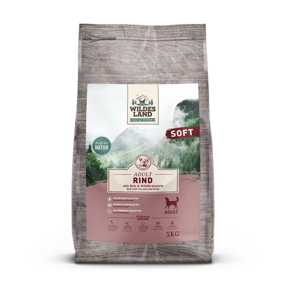 Wildes Land Rind mit Reis Soft