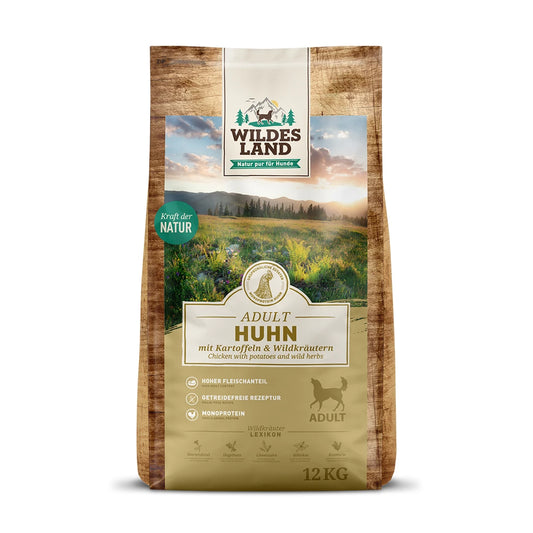 Wildes Land Huhn mit Kartoffel