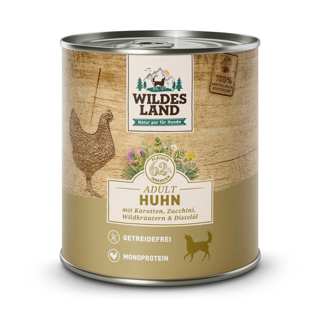 Wildes Land Huhn mit Karotte & Zucchini