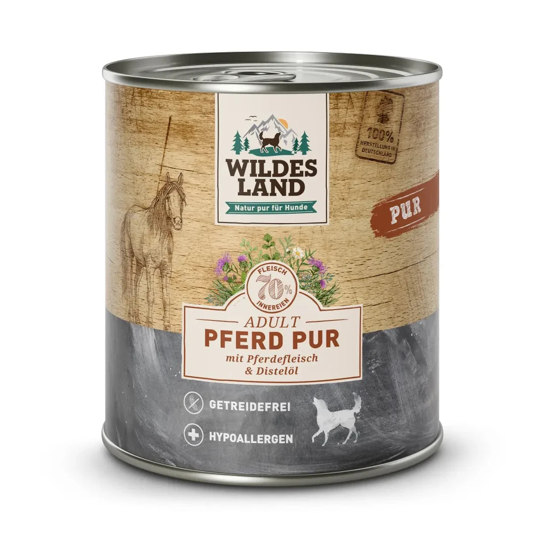 Wildes Land Pferd PUR mit Distelöl