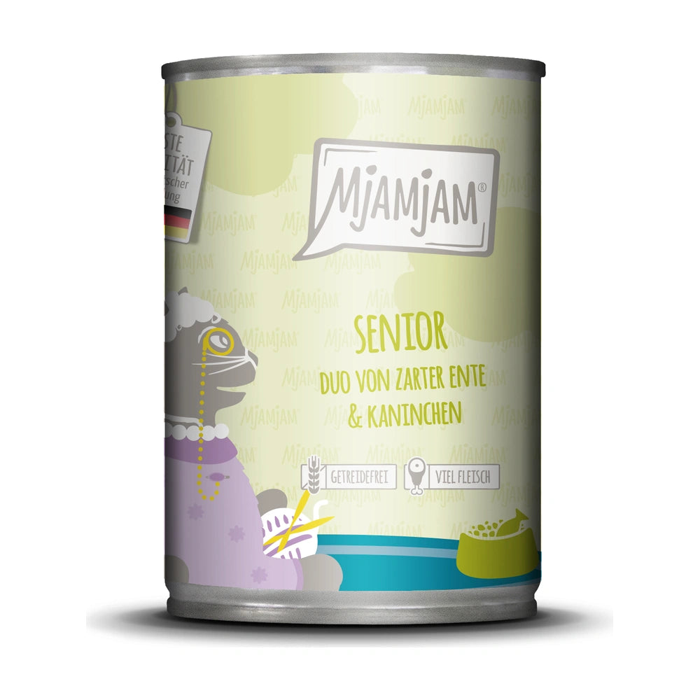 MjAMjAM Senior - DUO von zarter Ente & Kaninchen