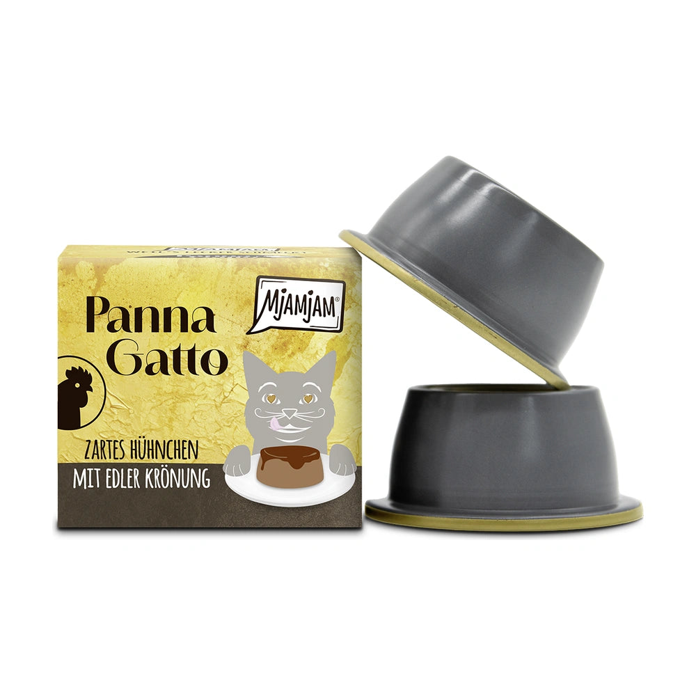 MjAMjAM Panna Gatto - zartes Hühnchen mit edler Krönung 2 x 80g