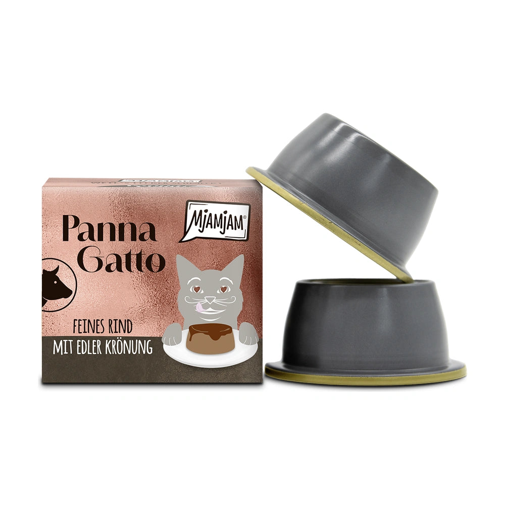 MjAMjAM Panna Gatto - feines Rind mit edler Krönung 2 x 80g