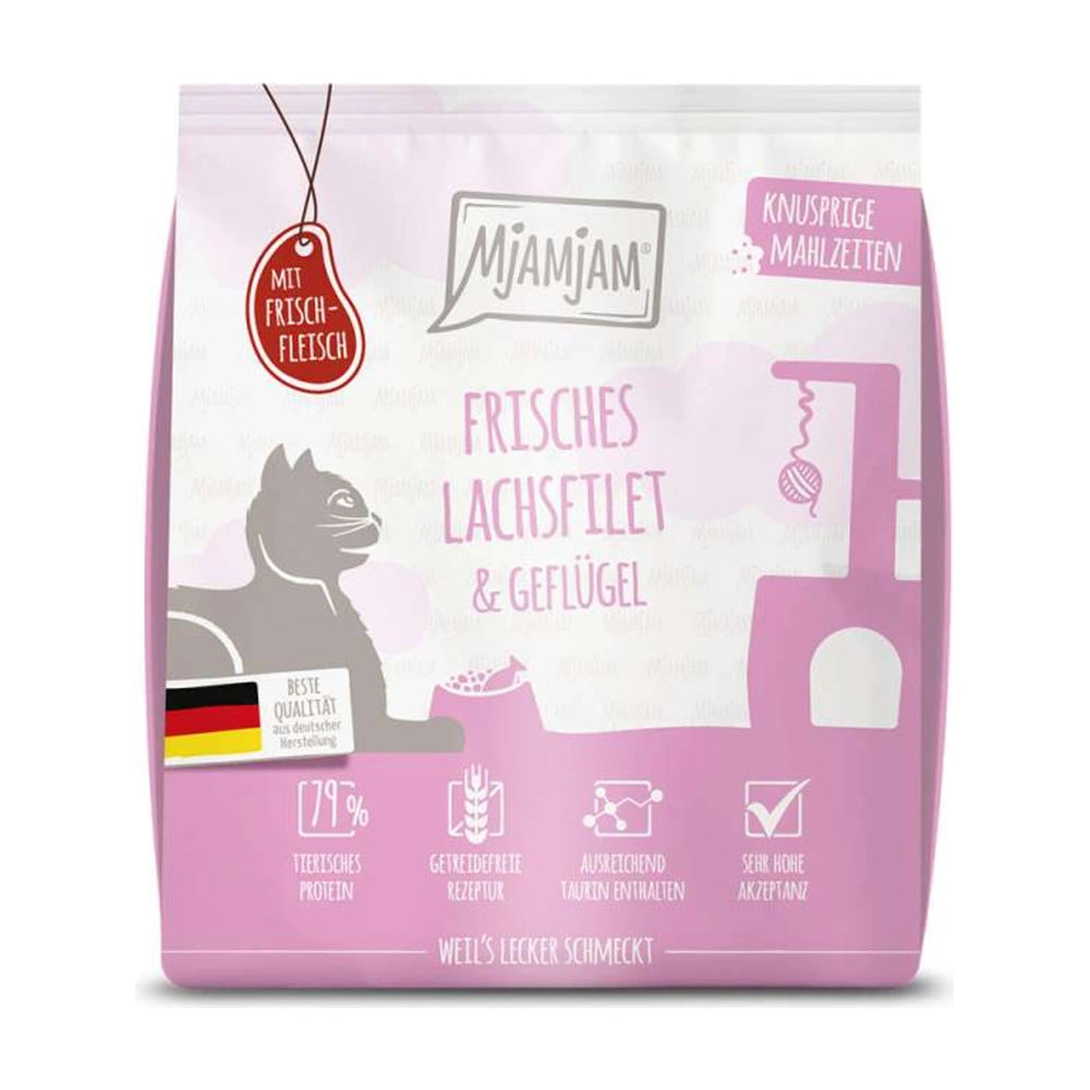 MjAMjAM Knusprige Mahlzeiten - Frisches Lachsfilet & Geflügel