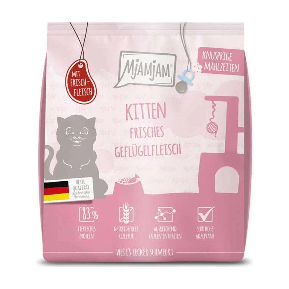 MjAMjAM Knusprige Mahlzeiten - Kitten - Frisches Geflügelfleisch