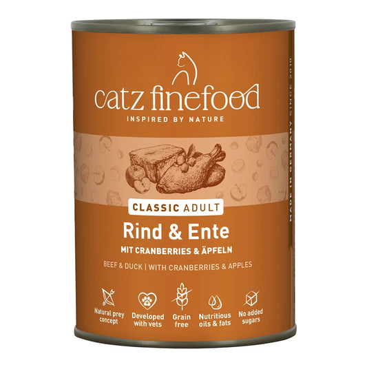 Catz finefood CLASSIC Rind & Ente