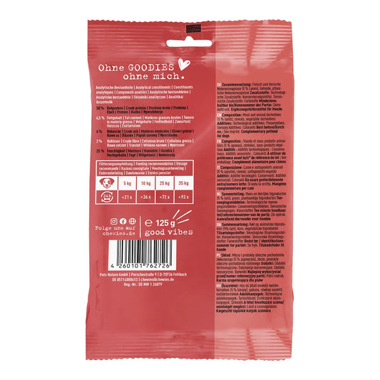 Chewies Goodies Mini Lamm 125g