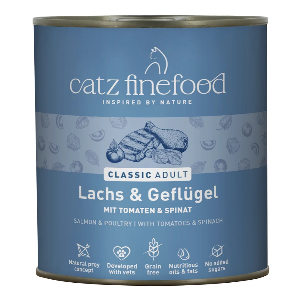 Catz finefood CLASSIC Lachs & Geflügel