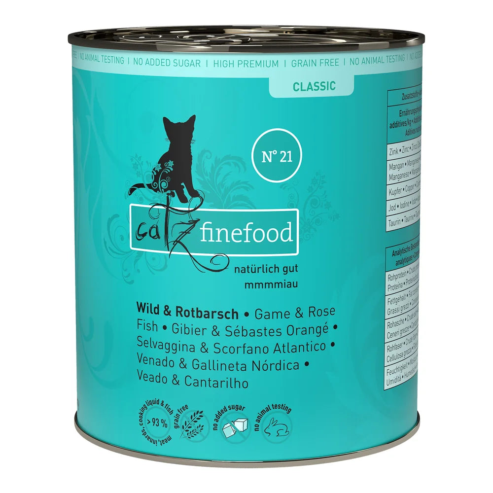 Catz finefood No.21 Wild & Rotbarsch