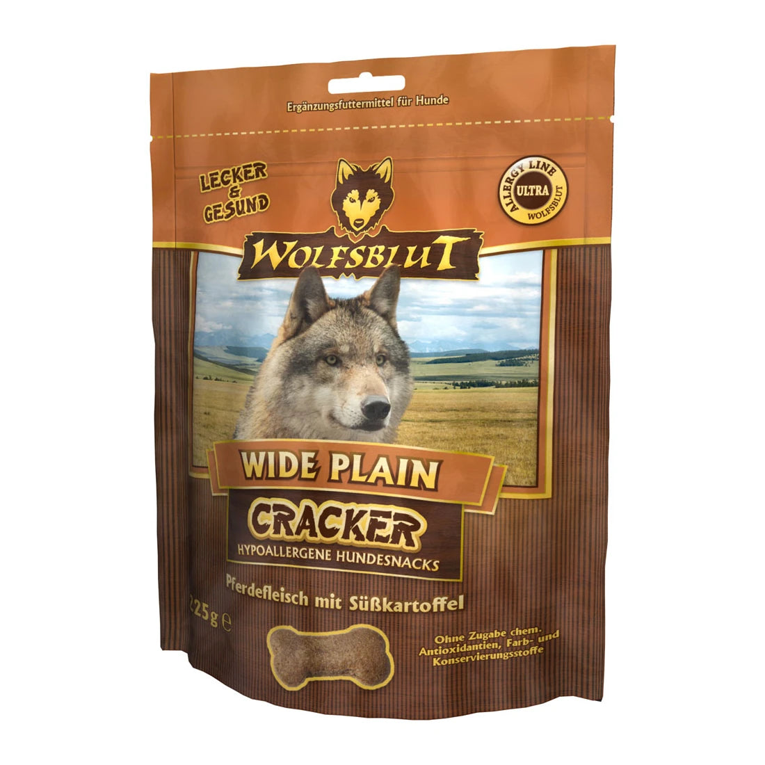 Wolfsblut Wide Plain Cracker - Pferd mit Süßkartoffel