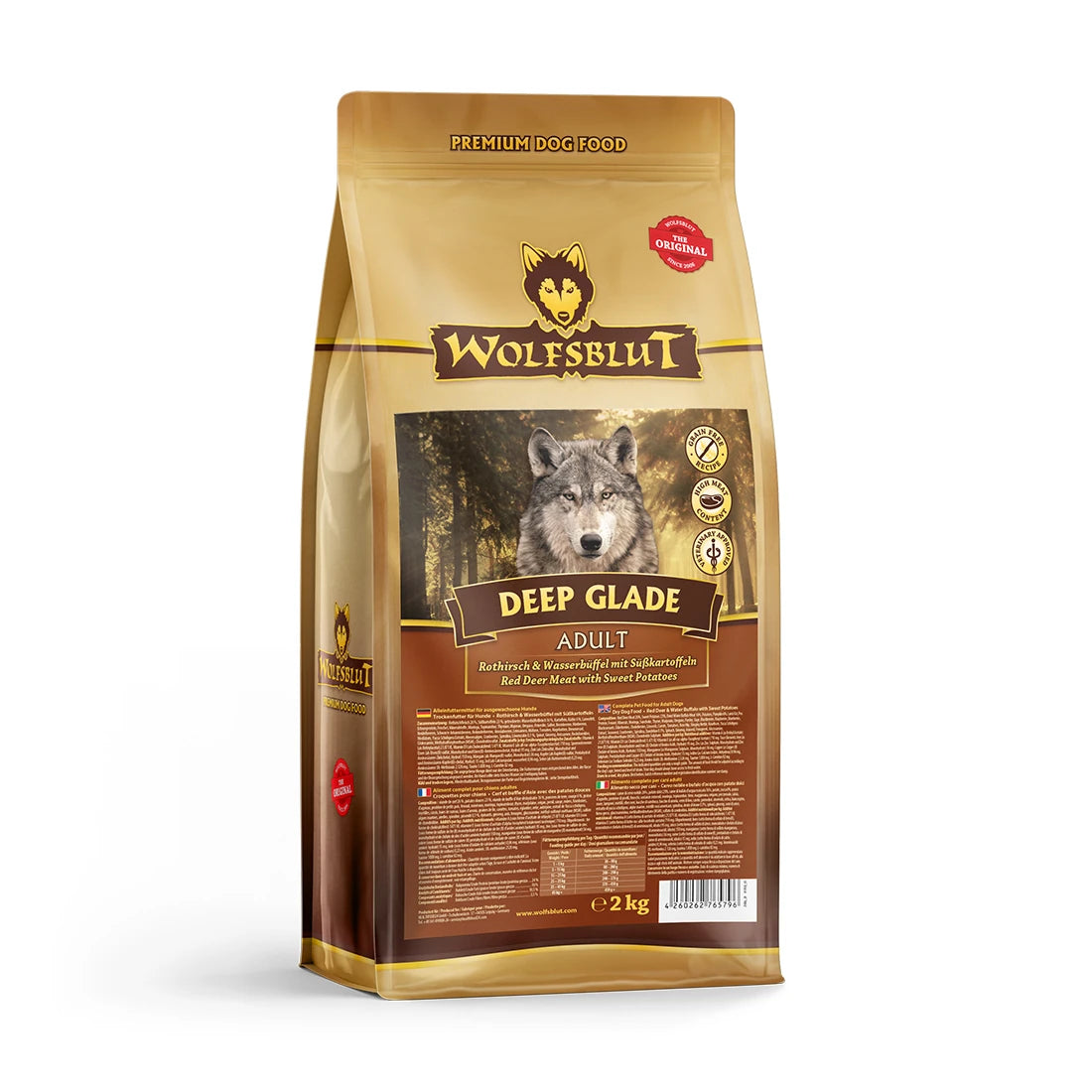 Wolfsblut Deepglade Adult - Rothirsch mit Süßkartoffel