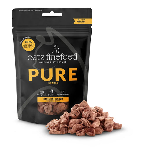 Catz finefood PURE SNACKS HÜHNERHERZEN 35g