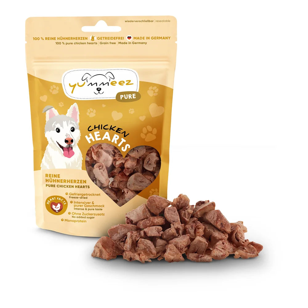 yummeez pure Hühnerherzen 35g