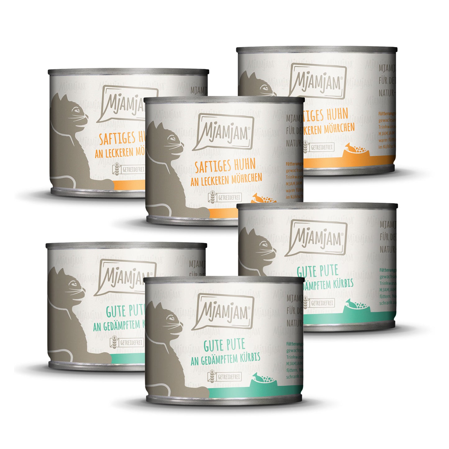 MjAMjAM - leckere Mahlzeiten Monopaket I (6x200g)