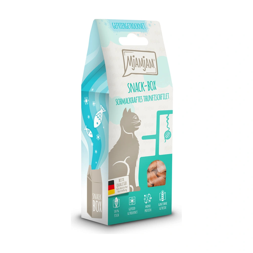 MjAMjAM Snackbox - schmackhaftes Thunfischfilet 35g